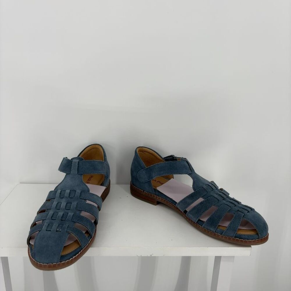 Hush Puppies Blue Suede Fisherman Sandals